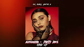 Alessandra - Pretty Devil (sped up + lyrics) 😈