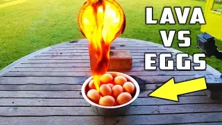 EXPERIMENT REAL LAVA vs EGGS