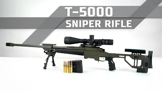 T-5000 high precision sniper rifle in action