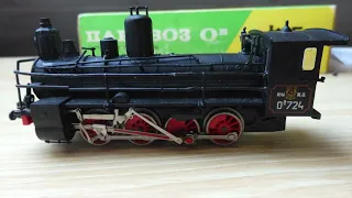 Old OV-echka H0 steam locomotive - unboxing and first look at the technical problems