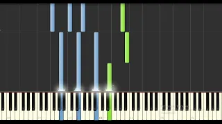 Yann Tiersen - Ar Maen Bihan (Synthesia Tutorial)