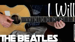 The Beatles - I Will - Kelly Valleau - Fingerstyle Guitar