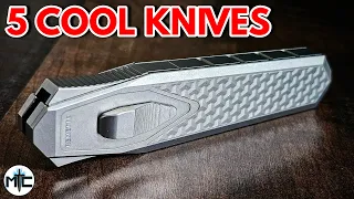5 Cool EDC Pocket Knives You NEED To See! - 2024
