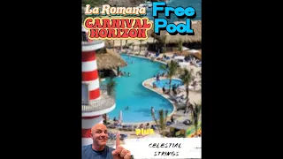 LA ROMANA PORT, NEW! FREE POOL, CARNIVAL HORIZON, CELESTIAL STRINGS, #AlchemyBar #FreeInPort #Quest