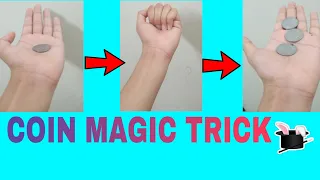 Coin magic trick|| easy magic trick|| magic|| magic trick for beginners|| easy magic||