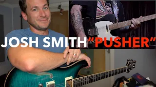 Guitar Teacher REACTS: Josh Smith "Pusher" W/ Calvin Turner & Marcus Finnie LIVE