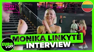 MONIKA LINKYTĖ - STAY (RED CARPET INTERVIEW) // Madrid PrePartyES 2023 // Lithuania Eurovision 2023