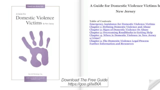 A Guide for Domestic Violence Victims in New Jersey