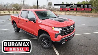 2023 Chevrolet Silverado LT Trail Boss Duramax Z71 Point Of View Walkaround, Test Drive and Review