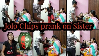 World's Hottest 🔥🔥🔥 Jolo chips Prank on Sister l She Cried 😭😭😭 l Mouli