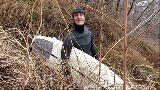 Aurelien visits Lake Superior Surf Spots