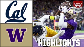 California Golden Bears vs. Washington Huskies | Full Game Highlights