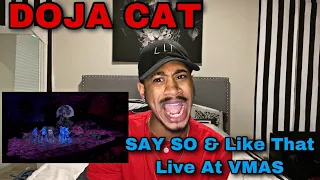 DOJA CAT  - SAY SO & LIKE THAT (LIVE AT VMAS)  ) Reaction !