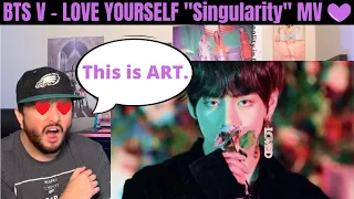 BTS V - LOVE YOURSELF "Singularity" Reaction!