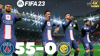 FIFA 23 PS5 - PSG 55-0 AL NASSR  - CLASSIC  Match | PS5™ Next Gen 4K