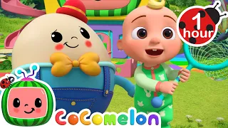 Animal Humpty Dumpty🥚CoComelon JJ's Animal Time | Nursery Rhymes and Kids Songs | After School Club