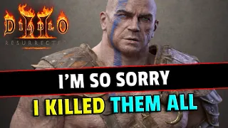 I killed 500 HARDCORE players - Diablo 2 resurrected