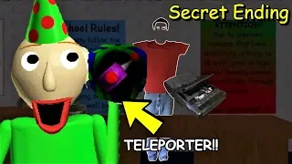 I FOUND FILENAME2 IN THE DETENTION ROOM USING A TELEPORTATION DEVICE!! | Baldi's Birthday Bash