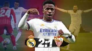 ВИНИСИУС и БЕНЗЕМА СНОВА ТАЩАТ / Реал Мадрид - Севилья 2:1 Обзор Матча Ла Лига
