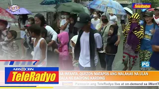 Mahigit 50 pamilya inilikas sa Infanta, Quezon matapos ang malakas na ulan mula sa bagyong Karding