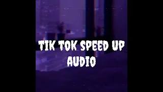 tik tok speed up audio