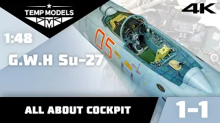 Great Wall Hobby Su-27 1:48 | Делаем зрелищную кабину! | 3D-декали? зачем?