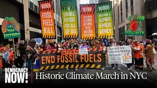The March to End Fossil Fuels: 75,000 Rally in NYC to Push Biden & World Leaders on Climate Crisis