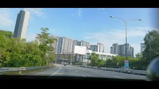 Easy Driving In Kuala Lumpur On Beautiful Sunday Morning - Bukit Jalil To FRIM Part 1