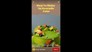 Avocado Cake So Yummy | How to make an Avocado Cake - Pina Arts