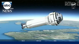 Starliner spacecraft in holding pattern before docking with ISS due to helium leaks