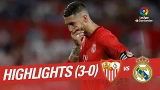 Highlights Sevilla FC vs Real Madrid (3-0)