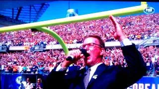 Jim Cornelison National Anthem - Soldier Field - Bear/Falcons NFL 9/11/11 Tribute
