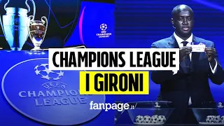 Sorteggi Champions League 2022/23, i gironi di Juve, Inter, Milan e Napoli