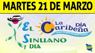 Resultados CARIBEÑA y SINUANO DIA del Martes 21 de Marzo de 2023 | CHANCE 😱💰🚨🔥🍀
