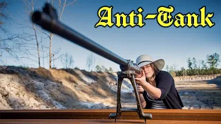 Mae fires the T-Gewehr - First anti-tank rifle