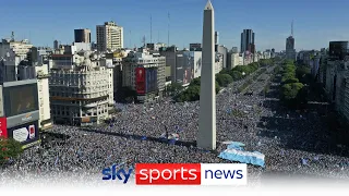 The scenes in Argentina as they celebrate winning the World Cup