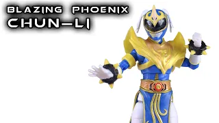 Lightning Collection BLAZING PHOENIX CHUN-LI Power Rangers x Street Fighter Action Figure Review