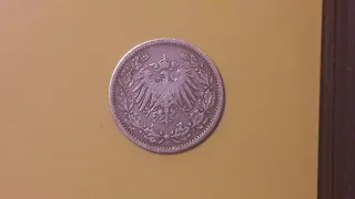 пол марки 1906 Германская империя ( half mark 1906 German Empire)