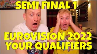 EUROVISION 2022 - SEMI FINAL 1 - QUALIFIERS