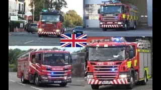 British Fire Engines, Officers & Specialist Vehicles Responding- Best of 2019
