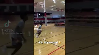 5’3 13 Year Old Kid DUNKS