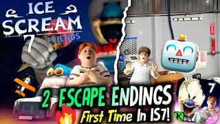 2 Different ESCAPE ways Coming in ICE SCREAM 7??🔥 | Ice Scream 7 Van Escape | Keplerians