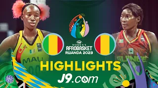 Mali 🇲🇱 v Guinea 🇬🇳 | Quarter-Finals | J9 Highlights | FIBA Women's Afrobasket 2023