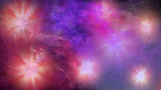 Red Giants in Starry Nebular STOCK FOOTAGE