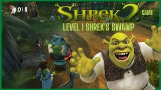 Shrek 2 Game  - Walkthrough Level 1 Shrek's Swamp HD