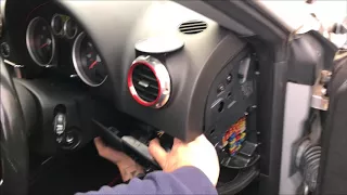 Audi TT lower dash refitting install