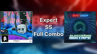 Beat Saber | Marshmello - Alone | Expert | SS Rank | Full Combo | New Electronic Mixtape