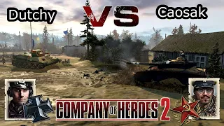 Coh2 1v1 | Dutchy vs Caosak | Sneaky sneaky