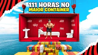 PASSEI 111 HORAS EM UM CONTAINER E ME ARREPENDI!