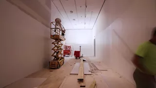 NGV Triennial Exhibition Build - Snapshot